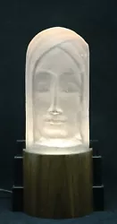 Buy Art Deco Glass Sculpture Female Head, 1929 Design Van Asch Van Wijck For Leerdam • 5,051.90£