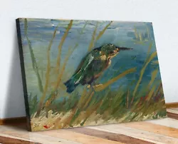 Buy Van Gogh The Kingfisher Bird CANVAS WALL ART PAINTING PRINT ARTWORK CLASSIC • 14.99£