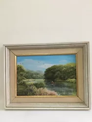 Buy Linda D Brooks Painting Of River Thames At Medmenham, Buckinghamshire • 50£
