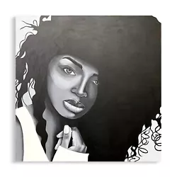 Buy The Eclipse 6 | Female Portrait African Girl Portrait Black And White Face Art • 935.54£