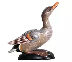 Buy Unknown Artist, Duck, Bali, Hand-Painted Wood Carving • 2,804.55£