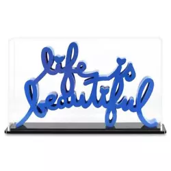 Buy Mr. Brainwash- Life Is Beautiful (Blue)  Resin Sculpture With Display Case  • 4,370.59£