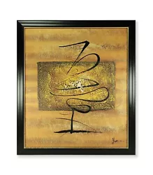 Buy Yuav Fisher - Original Abstract Oil On Canvas - Golden Eye - 2005 With COA • 70£