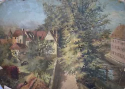 Buy Oil Painting Impressionist Blanca Graf City View From Nuremberg Insel Loose • 189£