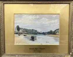 Buy Antique Watercolour Painting EDMUND MORRISON WIMPERIS 1835-1900 Low Tide • 95£