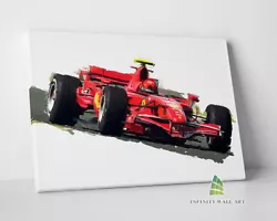 Buy F1 Ferrari Painting Canvas Art Wall Art Print Picture Sports Cars Framed.--E364 • 8.15£