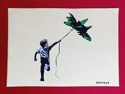 Buy Banksy Painting On Paper  Handmade  Signed And Stamped Mixed Media • 77.91£