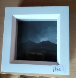Buy Miniature Oil Painting Framed Pentland Hills  • 20£