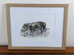 Buy After Sir Kyffin Williams Watercolour Study Of Border Collie Sheepdog  • 50£