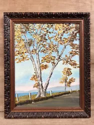 Buy Autumn Tree Oil Painting In Quality Wooden Frame • 45£