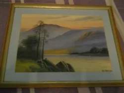 Buy Original Watercolour Painting Signed Framed I Think It Is .Hope Its Not A Print • 7£