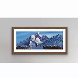 Buy Abstract Art Of Mountain, Best For Office And Home Decoration • 80.62£