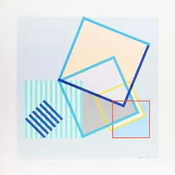 Buy Yaacov Agam, Image Au Carre (Square Image), Acrylic On Linen Mounted To Board, S • 52,084.50£