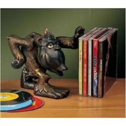 Buy Gorilla Monkey Statue Sculpture Bookend Made Of Cast Iron • 65.32£