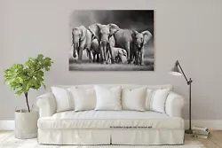 Buy Elephant Painting Large A2 Canvas Dynasty  FREE DELIVERY • 19.99£