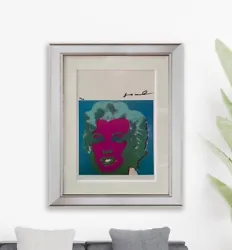 Buy Andy Warhol Orig. Hand Signed Lithograph With COA & Appraisal Of $3,500 • 1,183.57£