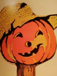 Buy Modern Halloween Scarecrow Pumpkin Print Picture Art • 1.10£
