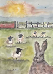 Buy GOOD COMPANIONS  -  An Original Watercolour Painting By ADRIAN APPLEBY • 10£