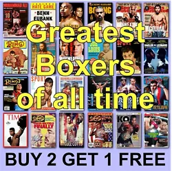 Buy Boxing Posters Boxing Poster Greatest Boxers HD Borderless Printing Tyson Ali • 6.87£