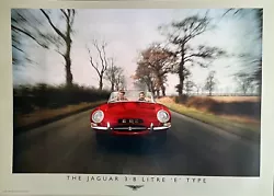 Buy Jaguar 3.8ltr E Type Traveller Rare Vintage A1 Car Poster • 23.99£