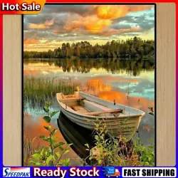 Buy Hot Painting By Numbers DIY Boat Grove Canvas Oil Wall Art Picture Ornaments Kit • 7.46£