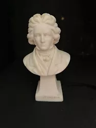 Buy L.V .Beethoven Stunning Glaze Stone Bust Measures 8 3/4” X 5” • 45£