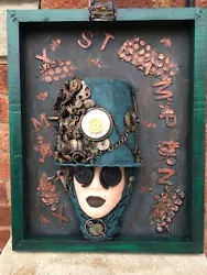 Buy Large Fabric Sculpture Steampunk Wall Art Reversed Canvas • 20£