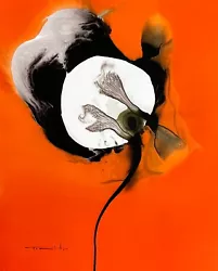 Buy Tonito Original Painting.FLORIST Dream 7 .Organic Surrealism.Otherworldly Flower • 28.94£