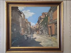 Buy Claude Monet - Hand Painted Oil On Canvas - Street Of The Bavolle Honfleur • 162.40£