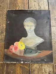 Buy Antique French 19 Th C. Oil On Canvas  • 95£