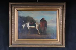 Buy Oil Painting Horses 20th Century S-206 • 1,857.60£