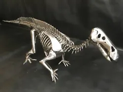 Buy Handmade Welded Iguanodon Dinosaur Skeleton Sculpture • 700£