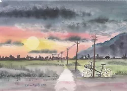 Buy LEFT IN THE RAIN - Original Watercolour Painting By ADRIAN APPLEBY • 10£