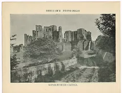 Buy Kenilworth Castle Antique Print Picture Victorian 1900 BPF#1011 • 2.99£