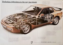 Buy Porsche 944 Rare Vintage A1 Car Poster • 18£