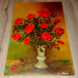 Buy Valuable Painting Oil Painting Oil Picture Still Life Flower Still Life Signature Claes • 50.53£