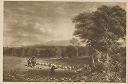 Buy Original Old Antique DAVID COX Art Print Welsh Landscape VALE OF CLWYD Sheep • 1.55£