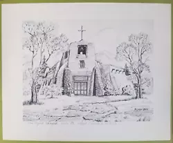 Buy San Miguel Chapel SANTA FE New Mexico Oldest Church In USA Print By Mickey Lavy • 22.63£