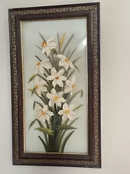 Buy Antique Glass Painting - Daffodils • 30£