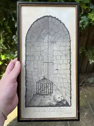 Buy RARE Antique Georgian Watercolour Painting Ver Vert The French Nunnery Parrot • 190£