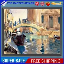 Buy Paint By Numbers Kit On Canvas DIY Oil Art Boat Picture Home Wall Decor50x40cm • 7.74£
