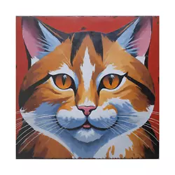Buy Geometric Cat Painting #3 Digital Download, High Quality, High Res, 300 DPI • 2£