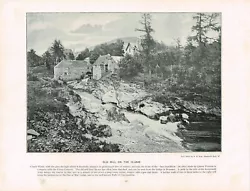 Buy Old Mill On The Clunie Water Braemar Scotland Antique Picture Print C1900 PS192 • 5.99£