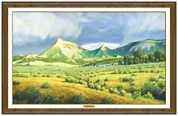 Buy RALPH OBERG Original OIL PAINTING On CANVAS Large Signed Mountain Landscape Art • 9,367.25£
