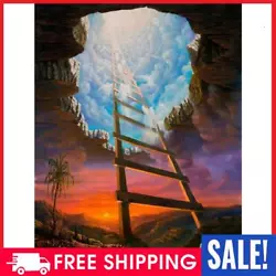 Buy Paint By Numbers Kit DIY Oil Art Space Elevator Picture Home Wall Decor 30x40cm • 7.57£