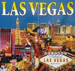 Buy Steve Kaufman  Las Vegas City (light Blue)  | Large Unique Painted Canvas 46x42  • 2,756.23£