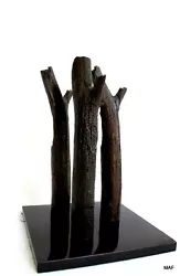 Buy Lost Wax Bronze Cast  Driftwood  On Three Days Rest  Sculpture Original Unique • 789.36£