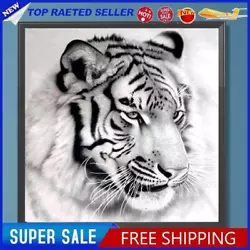 Buy Paint By Numbers Kit DIY Tiger Hand Oil Art Picture Craft Home Wall Decor(H1248) • 5.46£