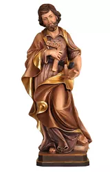 Buy Saint Joseph Tea Worker Statue Wood Carved - Made IN Italy • 12,076.18£