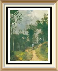 Buy ALFRED SISLEY Art Print FIELDS-GUARD French Landscape FOREST FONTAINEBLEAU • 1.35£